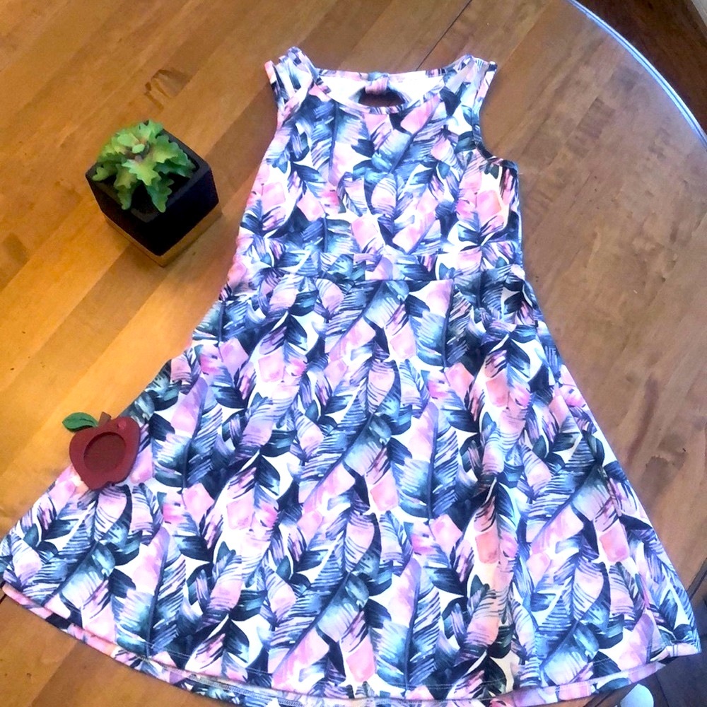 🦋🦄Lavender skater dress floral s 14